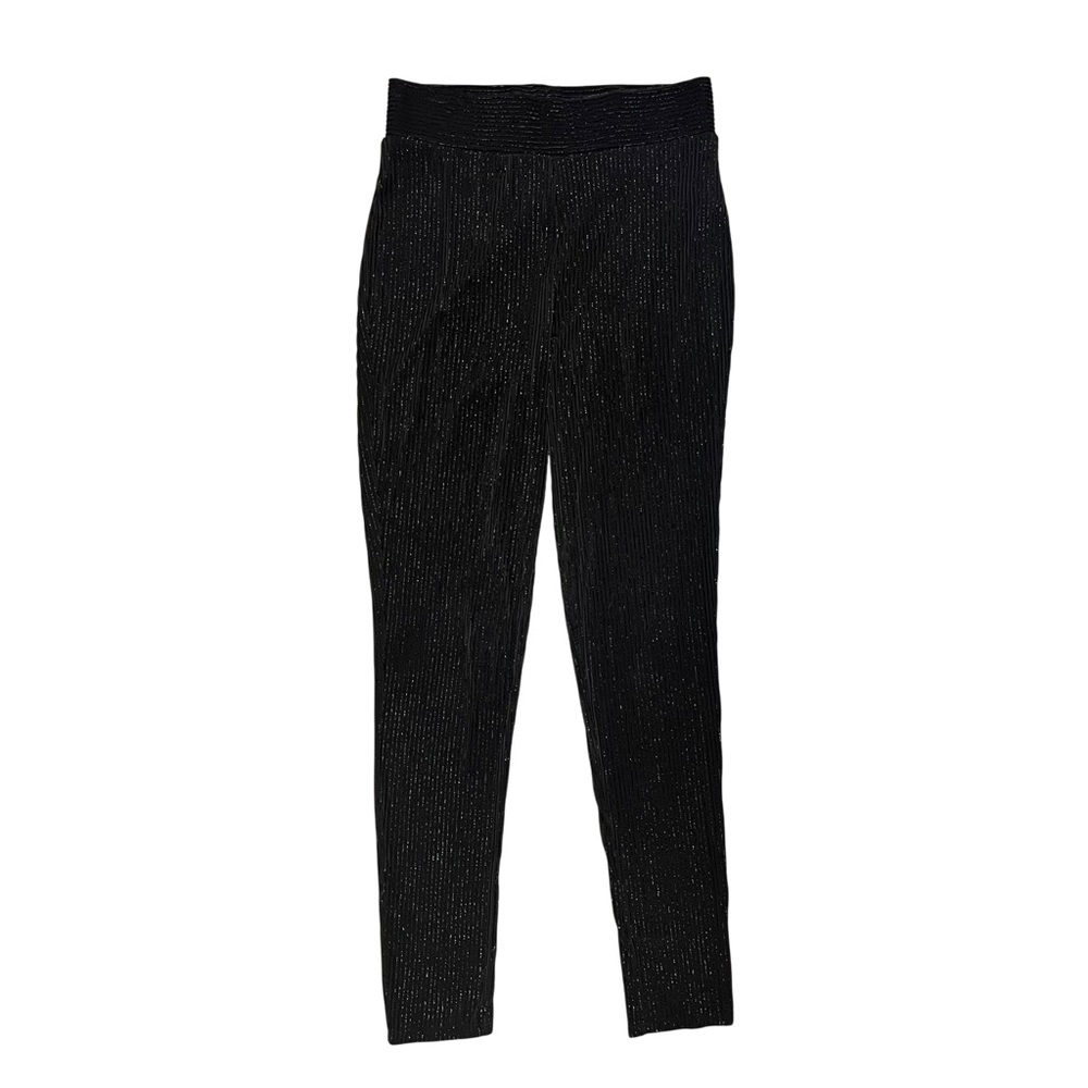 Forever 21 black high rise shimmer yoga stretch leggings